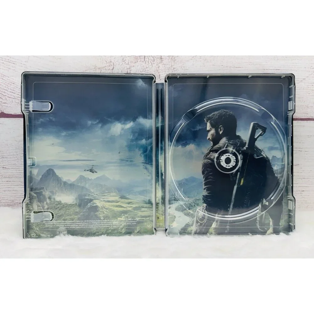 Just Cause 4 (Sony PS4, PlayStation 4, 2018) SteelBook ONLY - NO DISC - USED